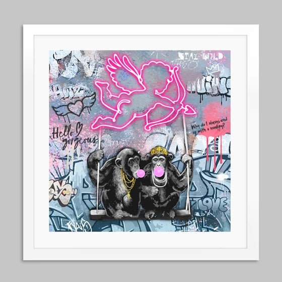 Bilde av Rino Larsen "Cupido B" laget av Rino Larsen, popart kunst fra Galleri2b