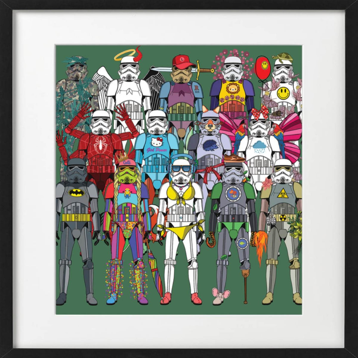 Bilde av Ronny Bank "TrooperLove 2" laget av Ronny Bank, popart kunst fra Galleri2b