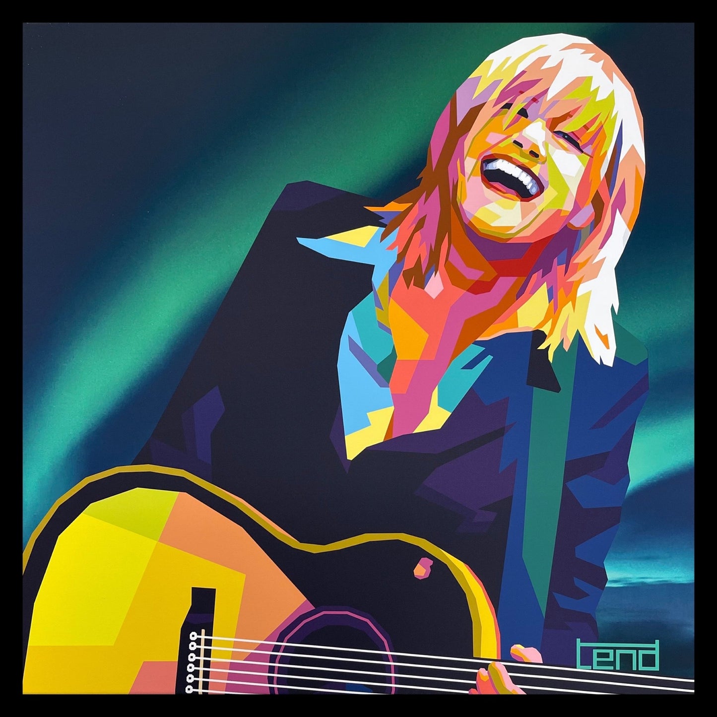 Bilde av Torbjørn Endrerud "Anne Grete Preus" laget av Torbjørn Endrerud, popart kunst fra Galleri2b