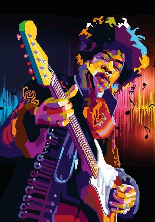 Bilde av Torbjørn Endrerud "Hey Joe" laget av Torbjørn Endrerud, popart kunst fra Galleri2b