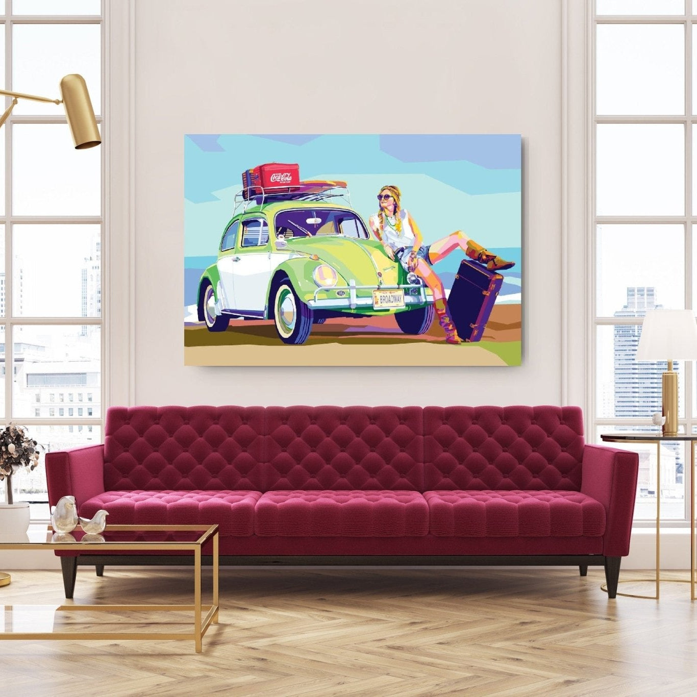 Bilde av Torbjørn Endrerud "Why Don´t We Do It In The Road" laget av Torbjørn Endrerud, popart kunst fra Galleri2b