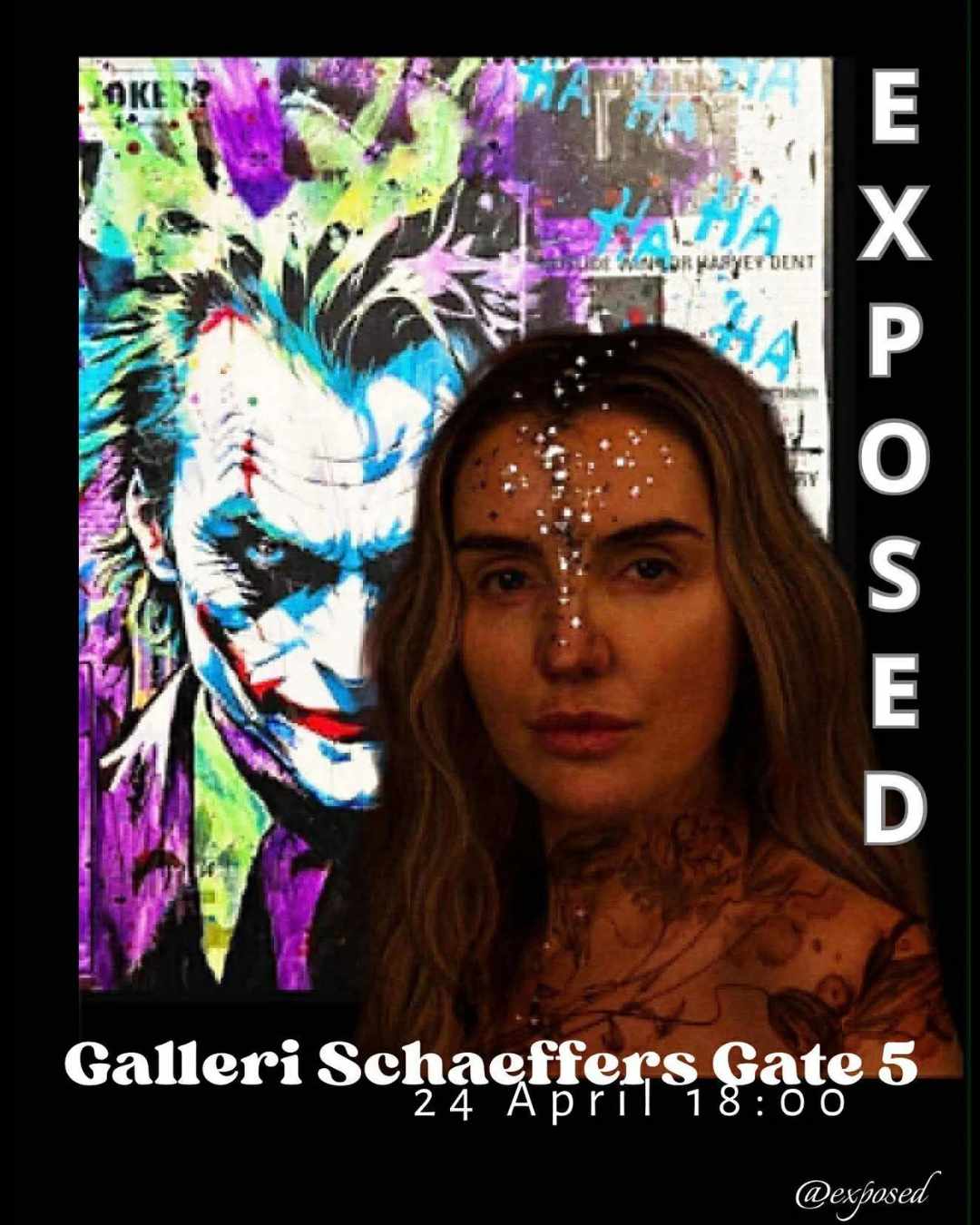 Kunstutstilling "EXPOSED" 24 april - Oslo - Galleri2B