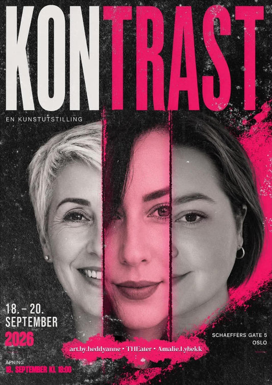 Kontrast - utstillingsplakat