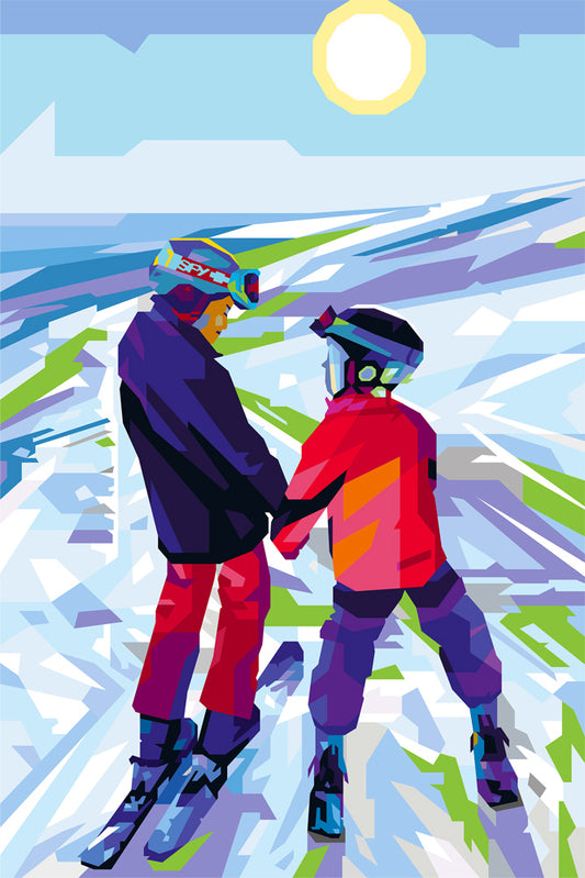 Torbjørn Endrerud (Tendart) "Hold Me Tight", digitalt grafisk kunstverk inspirert av The Beatles