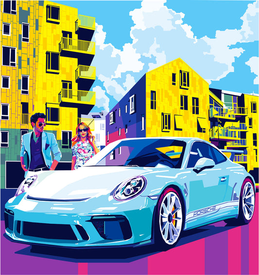 Torbjørn Endrerud (Tendart) "I Want You", digitalt grafisk kunstverk inspirert av The Beatles