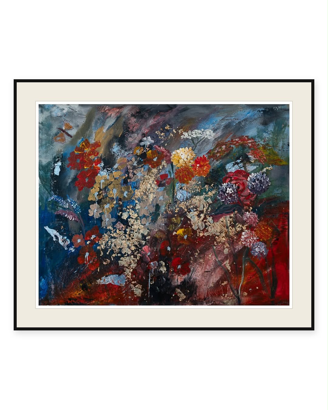 Når lyset bryter frem, kunsttrykk av Ellen Zimmer, 66 x 55 cm