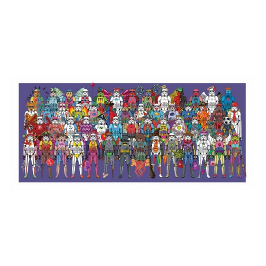 Her ser du kunsttrykket "The Trooperlove" av popart kunstner Ronny Bank. 
