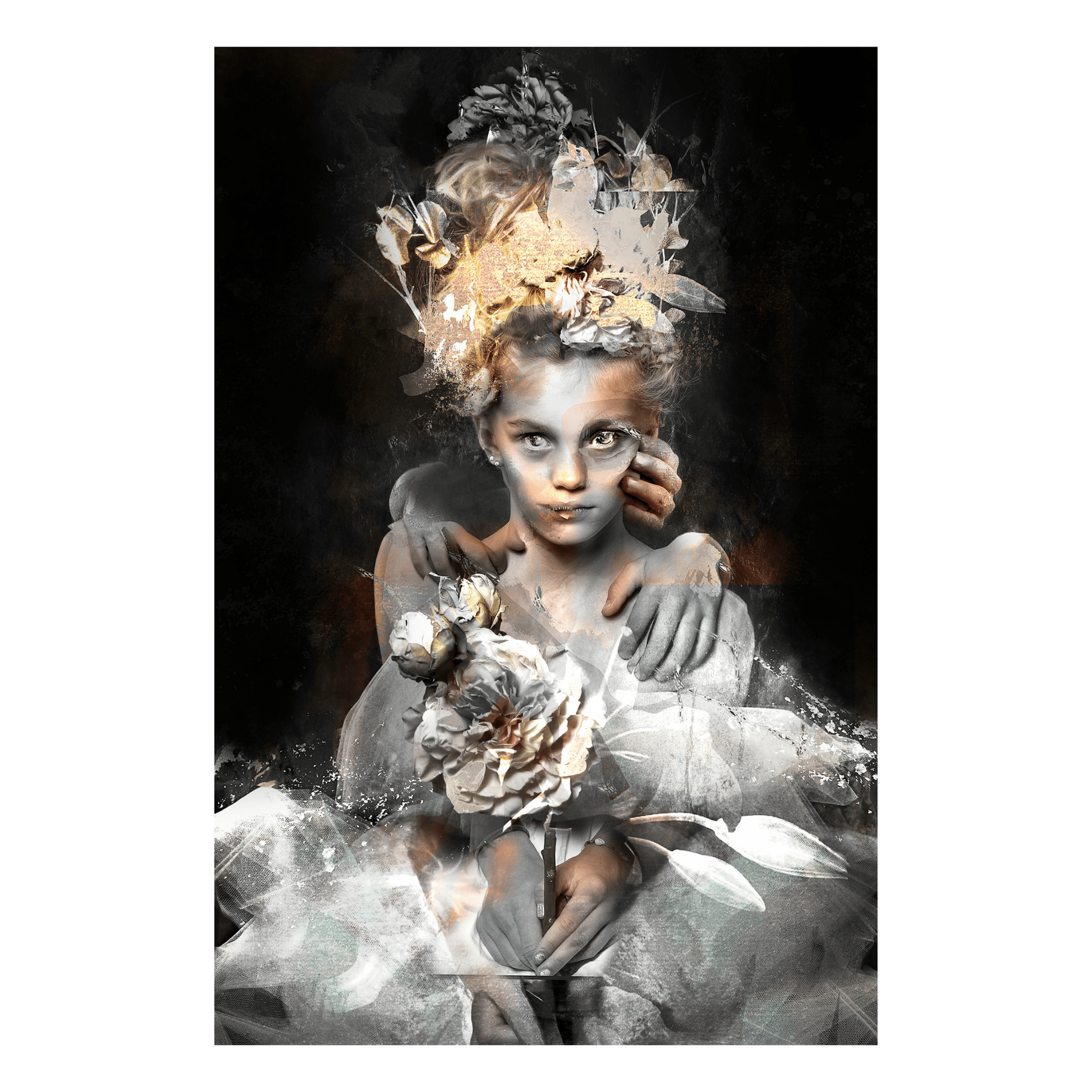 Bilde av "A Silent Grip on Grace" – kunstverk av Eline Madsen laget av Eline Madsen, popart kunst fra Galleri2b