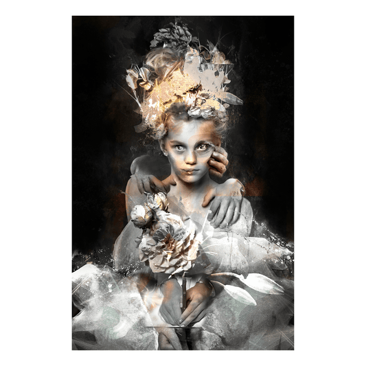 Bilde av "A Silent Grip on Grace" – kunstverk av Eline Madsen laget av Eline Madsen, popart kunst fra Galleri2b