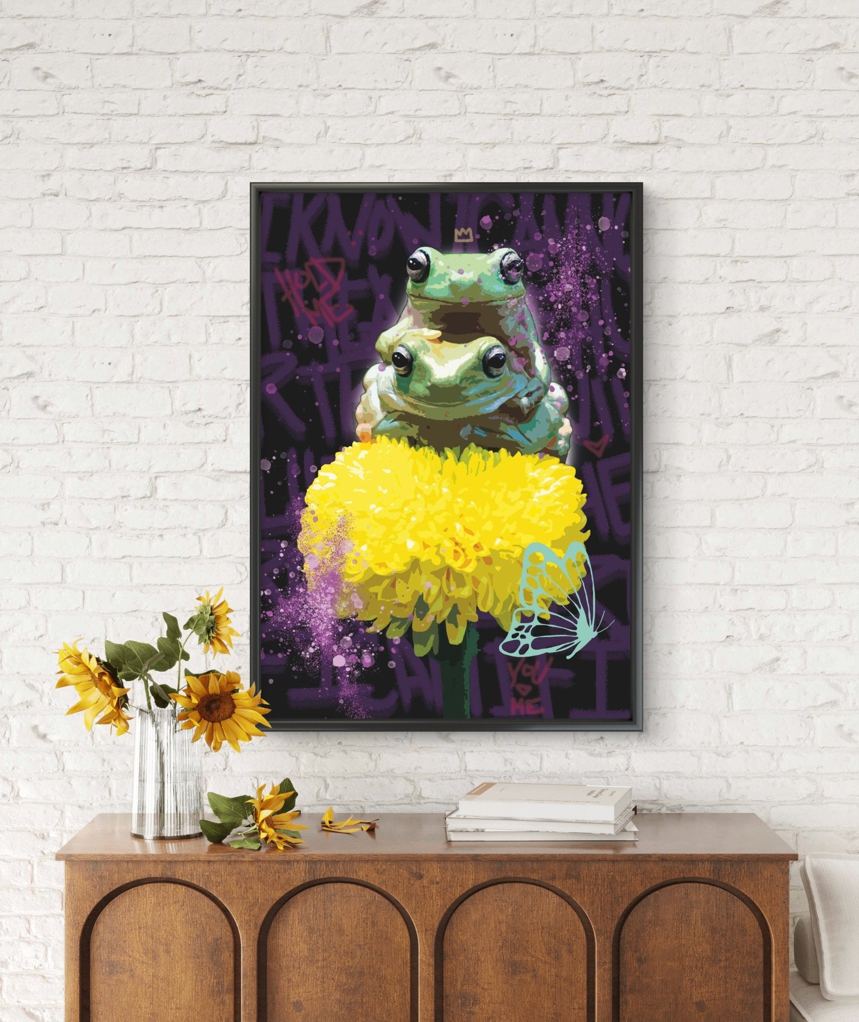 Bilde av Anette Borge "i am there for you" laget av Anette Borge, popart kunst fra Galleri2b