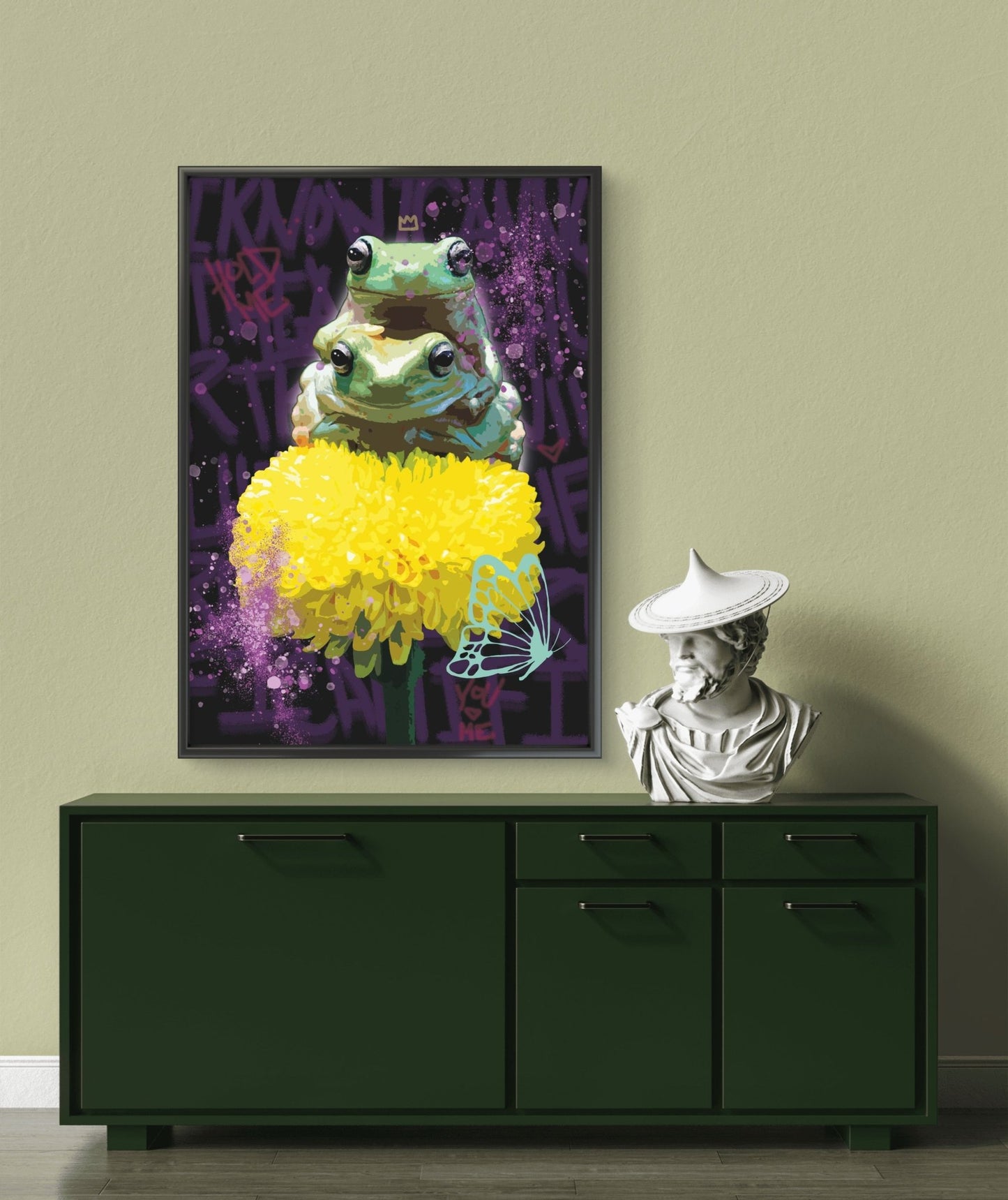 Bilde av Anette Borge "i am there for you" laget av Anette Borge, popart kunst fra Galleri2b