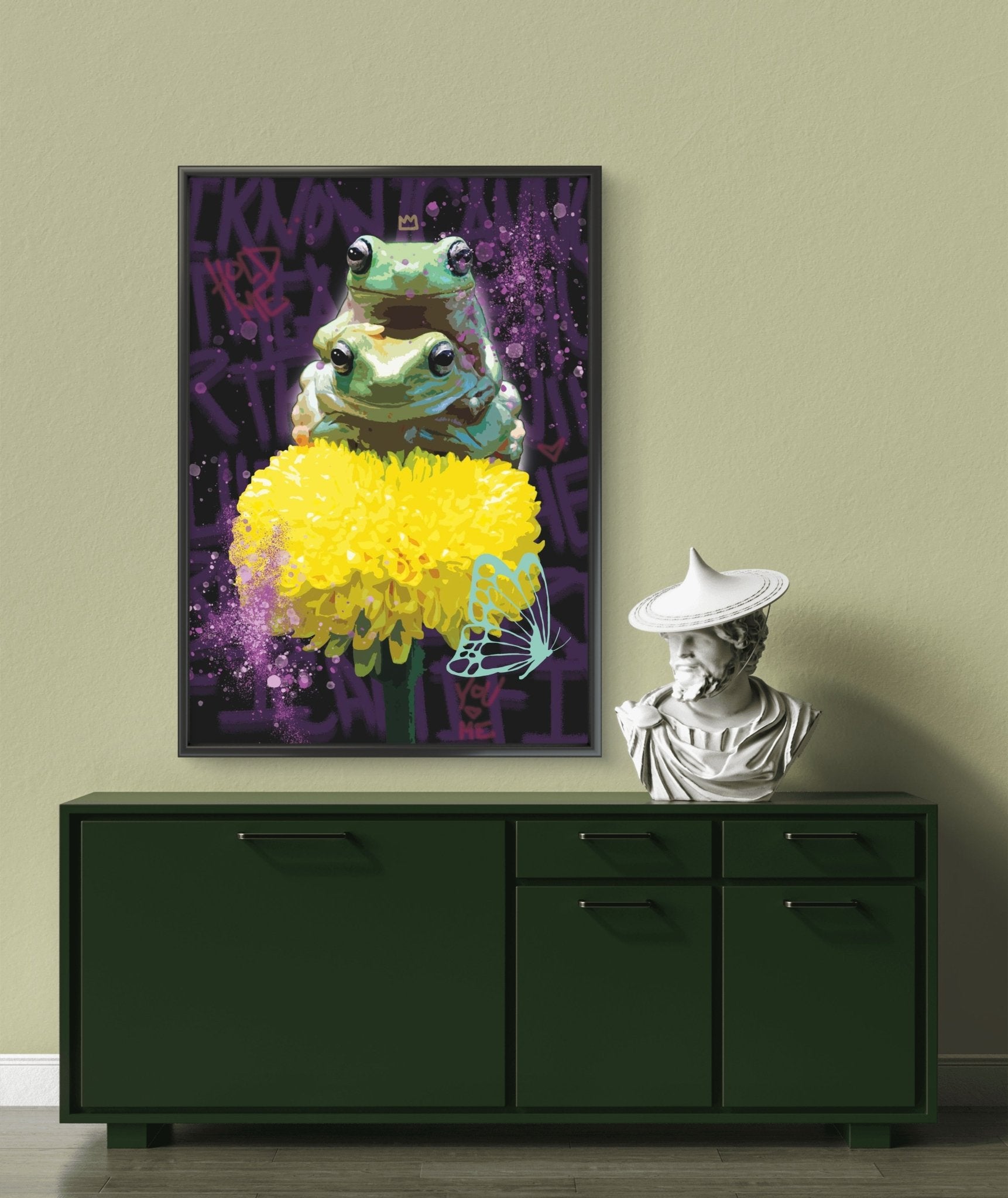 Bilde av Anette Borge "i am there for you" laget av Anette Borge, popart kunst fra Galleri2b