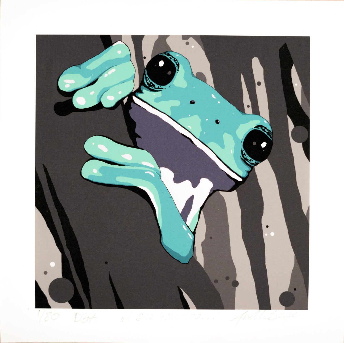 Bilde av Anette Borge "I see you too" laget av Anette Borge, popart kunst fra Galleri2b