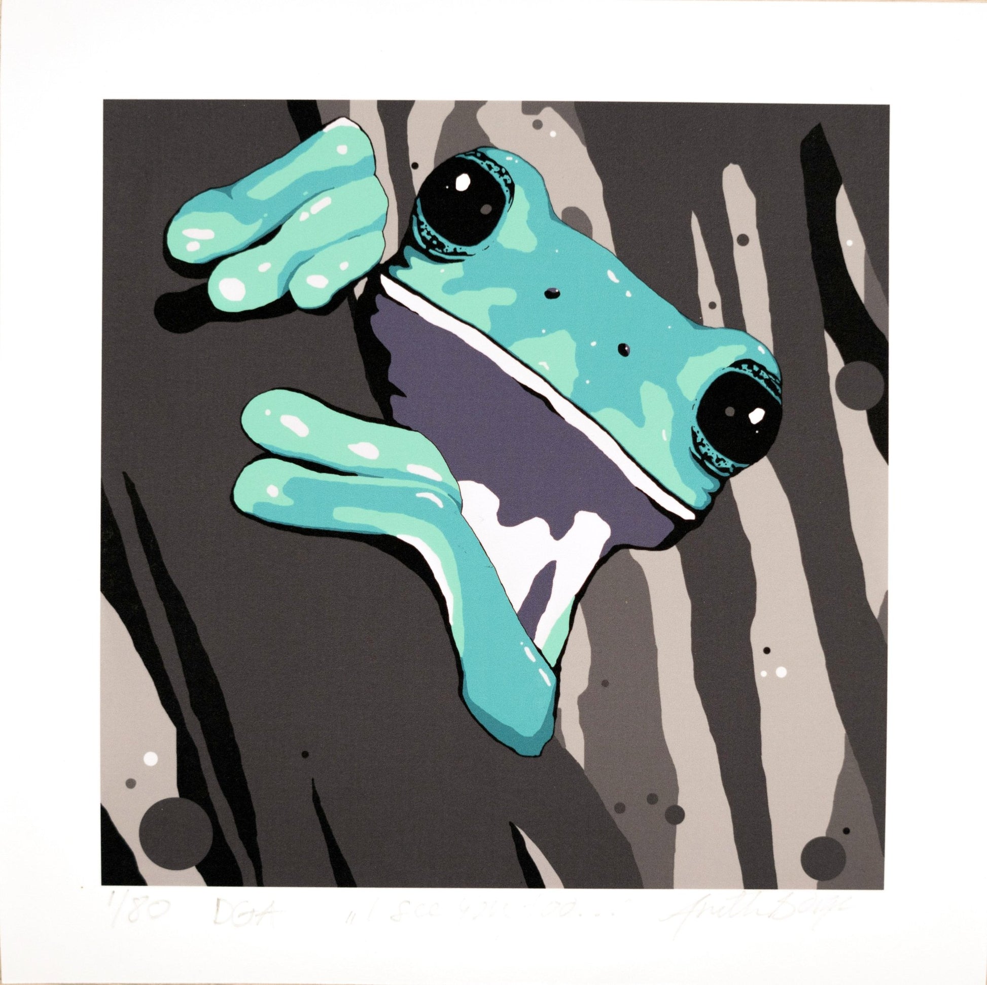 Bilde av Anette Borge "I see you too" laget av Anette Borge, popart kunst fra Galleri2b