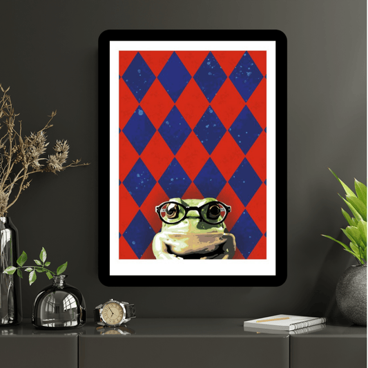 Bilde av Anette Borge "Jeg ser deg nå" laget av Anette Borge, popart kunst fra Galleri2b