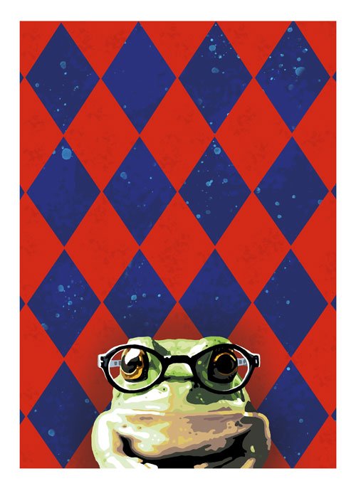 Bilde av Anette Borge "Jeg ser deg nå" laget av Anette Borge, popart kunst fra Galleri2b