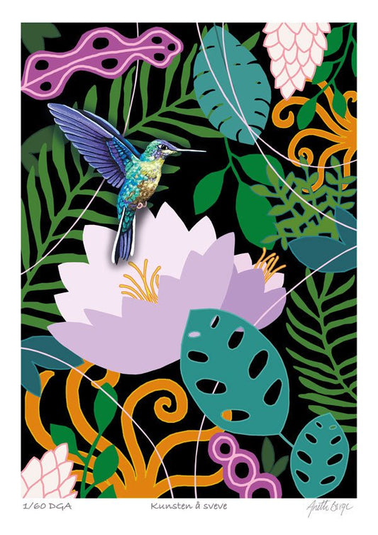 Bilde av Anette Borge "Kunsten å sveve" laget av Anette Borge, popart kunst fra Galleri2b