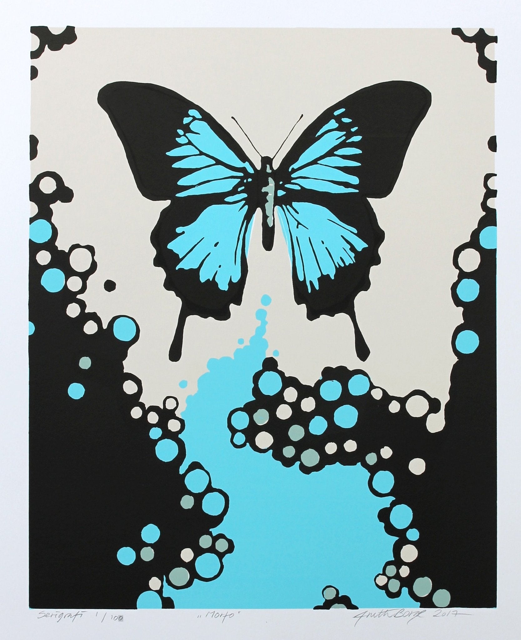 Bilde av Anette Borge "Morfo" laget av Anette Borge, popart kunst fra Galleri2b