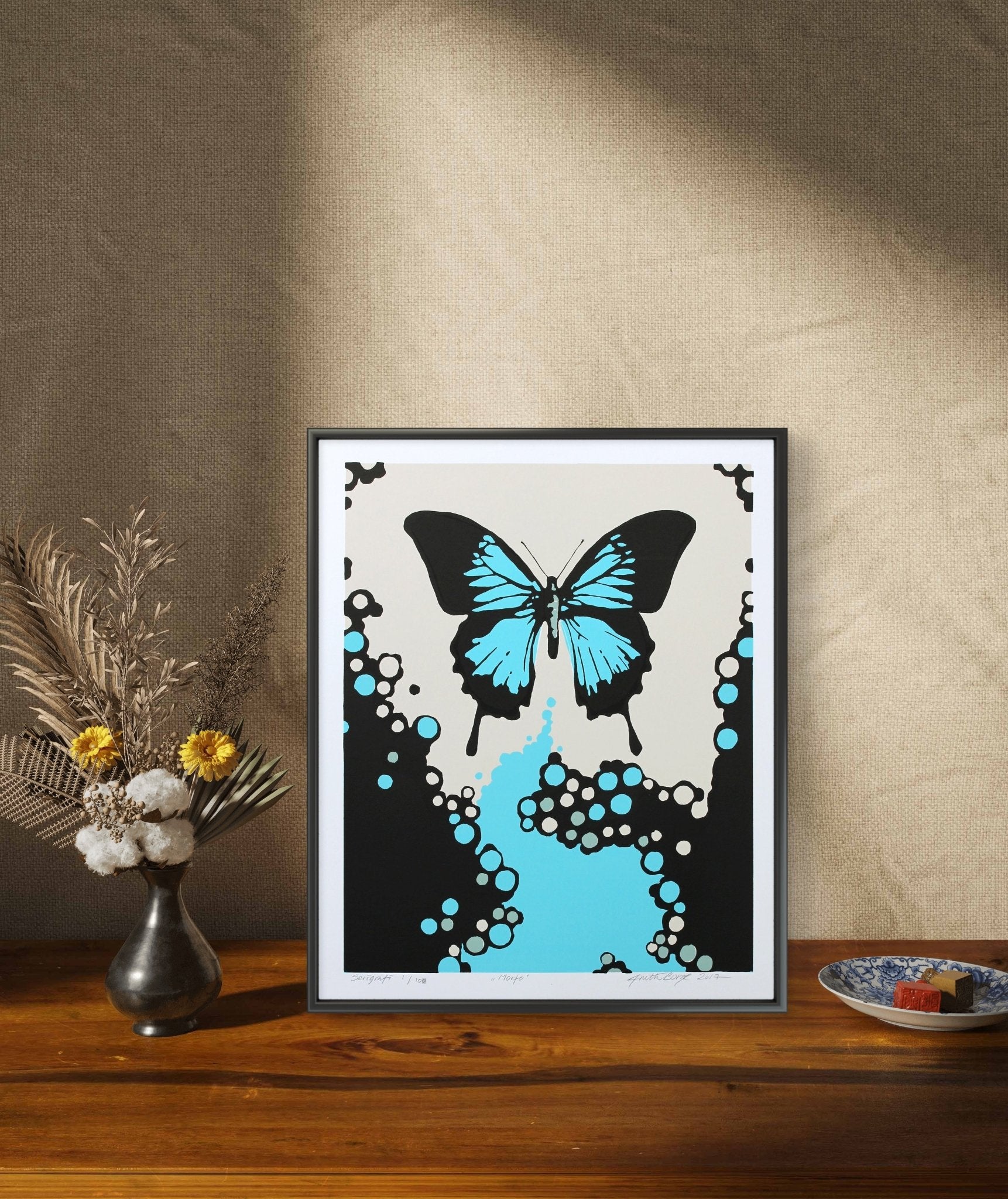 Bilde av Anette Borge "Morfo" laget av Anette Borge, popart kunst fra Galleri2b