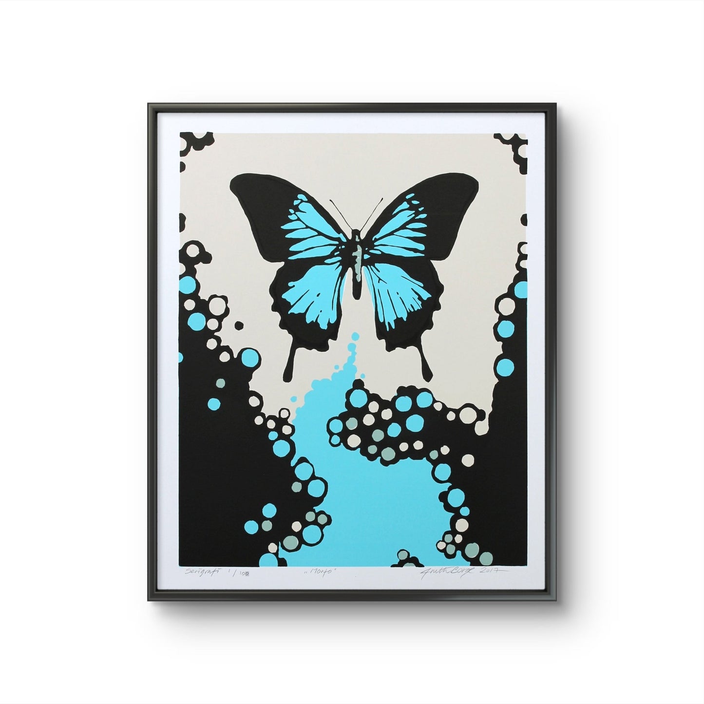 Bilde av Anette Borge "Morfo" laget av Anette Borge, popart kunst fra Galleri2b