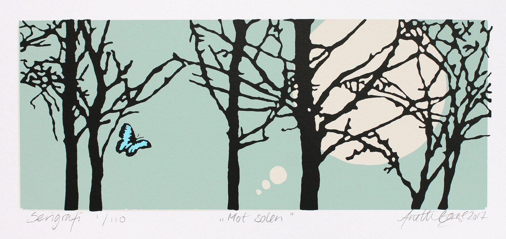 Bilde av Anette Borge "Mot solen" laget av Anette Borge, popart kunst fra Galleri2b