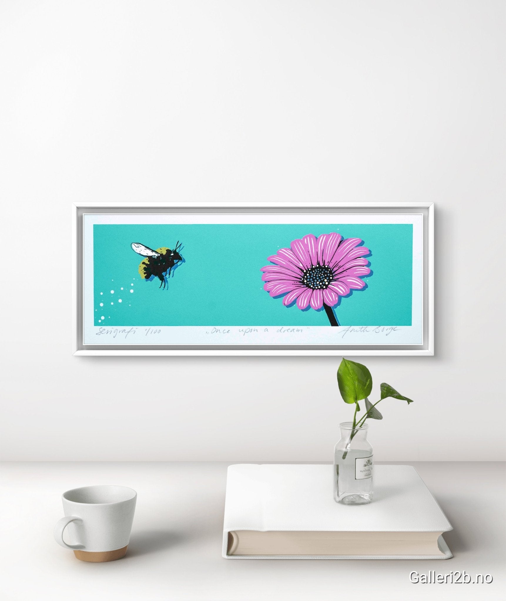 Bilde av Anette Borge "Once upon a dream" laget av Anette Borge, popart kunst fra Galleri2b