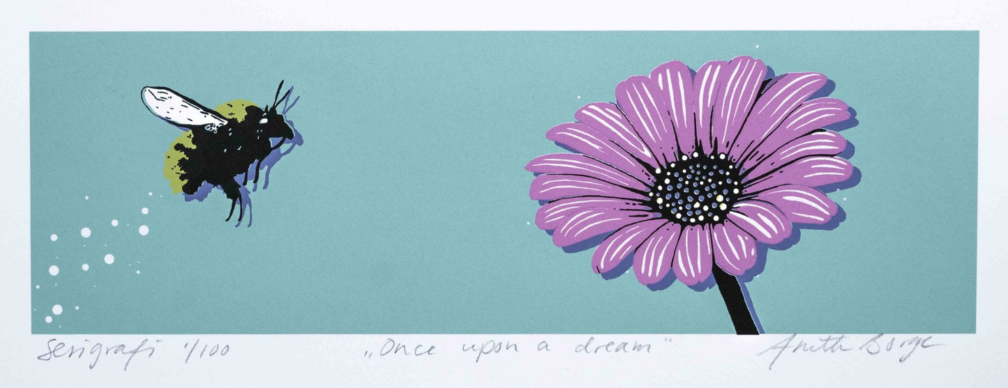 Bilde av Anette Borge "Once upon a dream" laget av Anette Borge, popart kunst fra Galleri2b