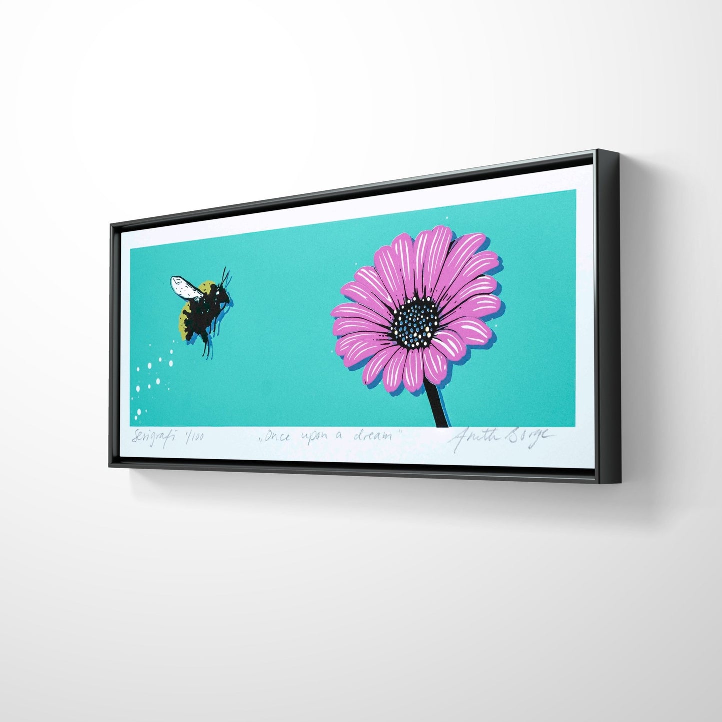 Bilde av Anette Borge "Once upon a dream" laget av Anette Borge, popart kunst fra Galleri2b