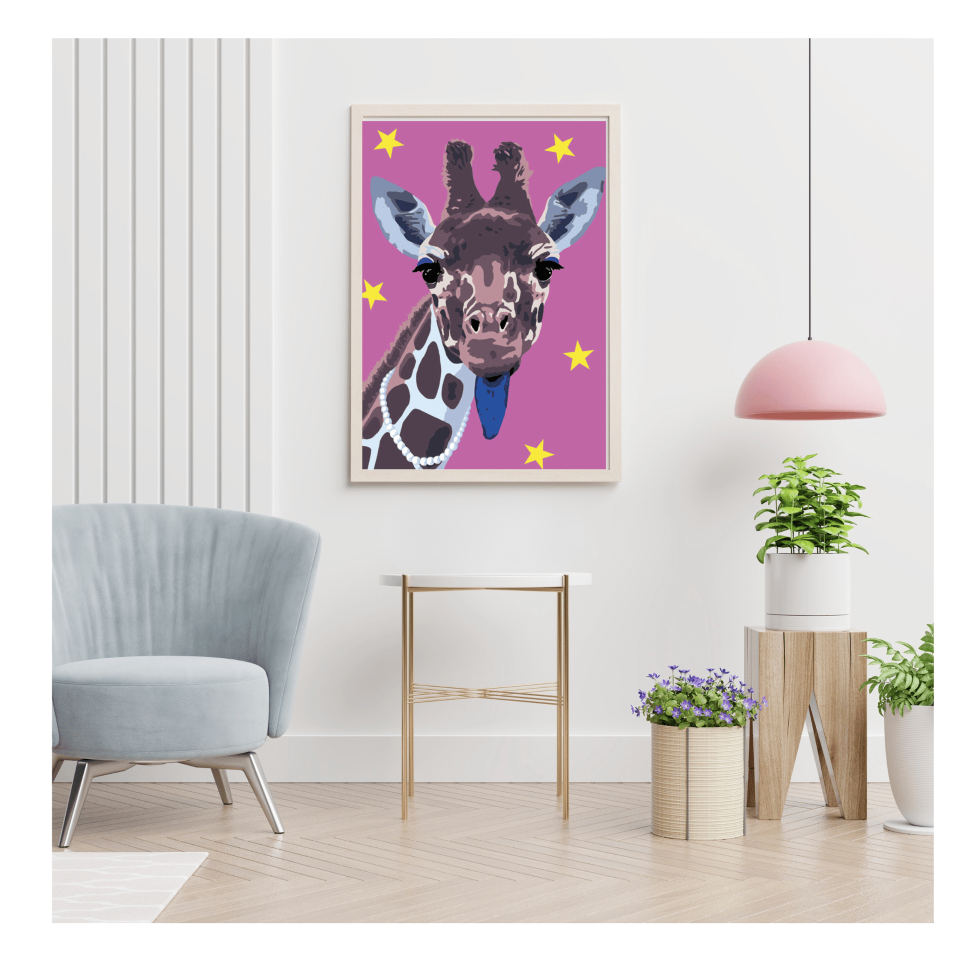 Bilde av Anette Borge "Pyntesjuk" laget av Anette Borge, popart kunst fra Galleri2b