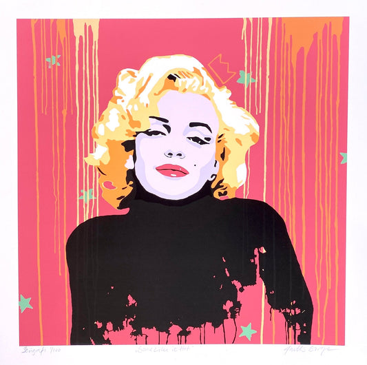 Bilde av Anette Borge "Some like it hot" laget av Anette Borge, popart kunst fra Galleri2b