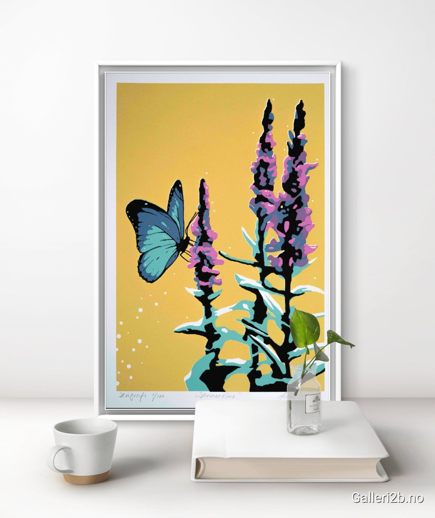 Bilde av Anette Borge "Summertime" laget av Anette Borge, popart kunst fra Galleri2b