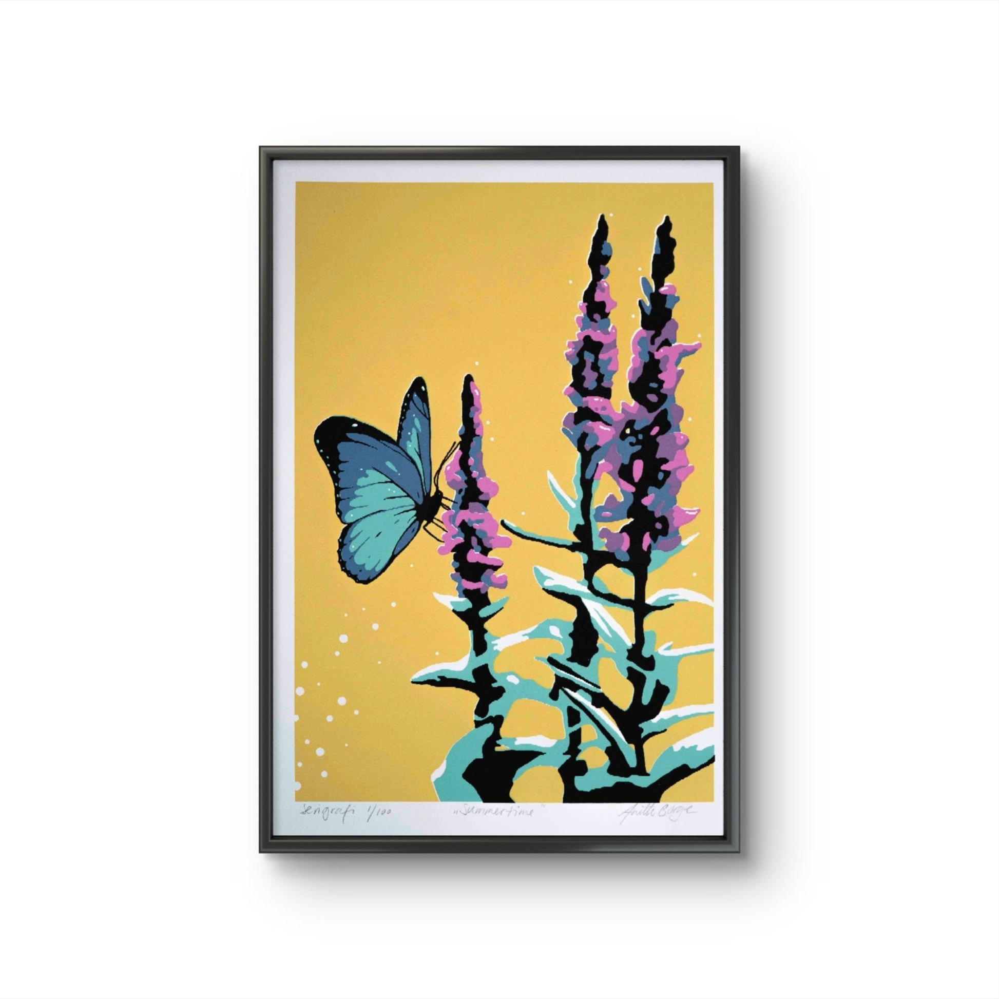 Bilde av Anette Borge "Summertime" laget av Anette Borge, popart kunst fra Galleri2b