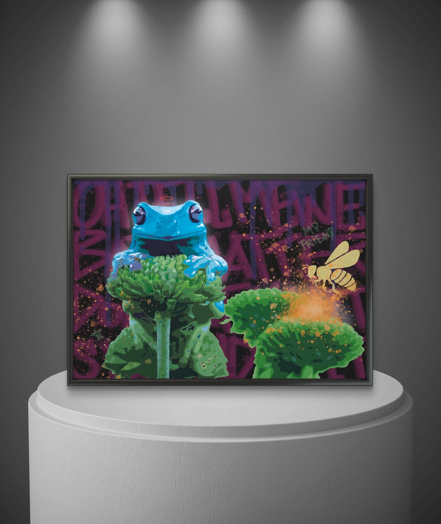 Bilde av Anette Borge "we both matter don't we" laget av Anette Borge, popart kunst fra Galleri2b