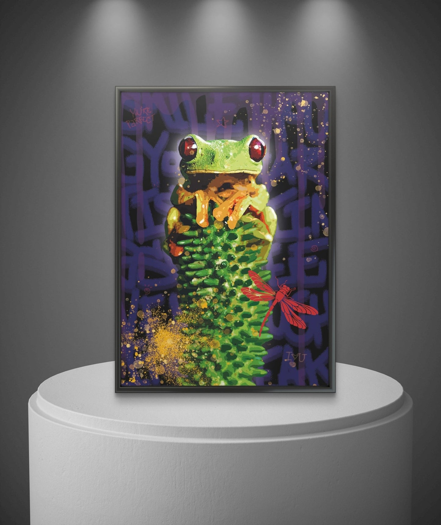 Bilde av Anette Borge You're not alone" laget av Anette Borge, popart kunst fra Galleri2b