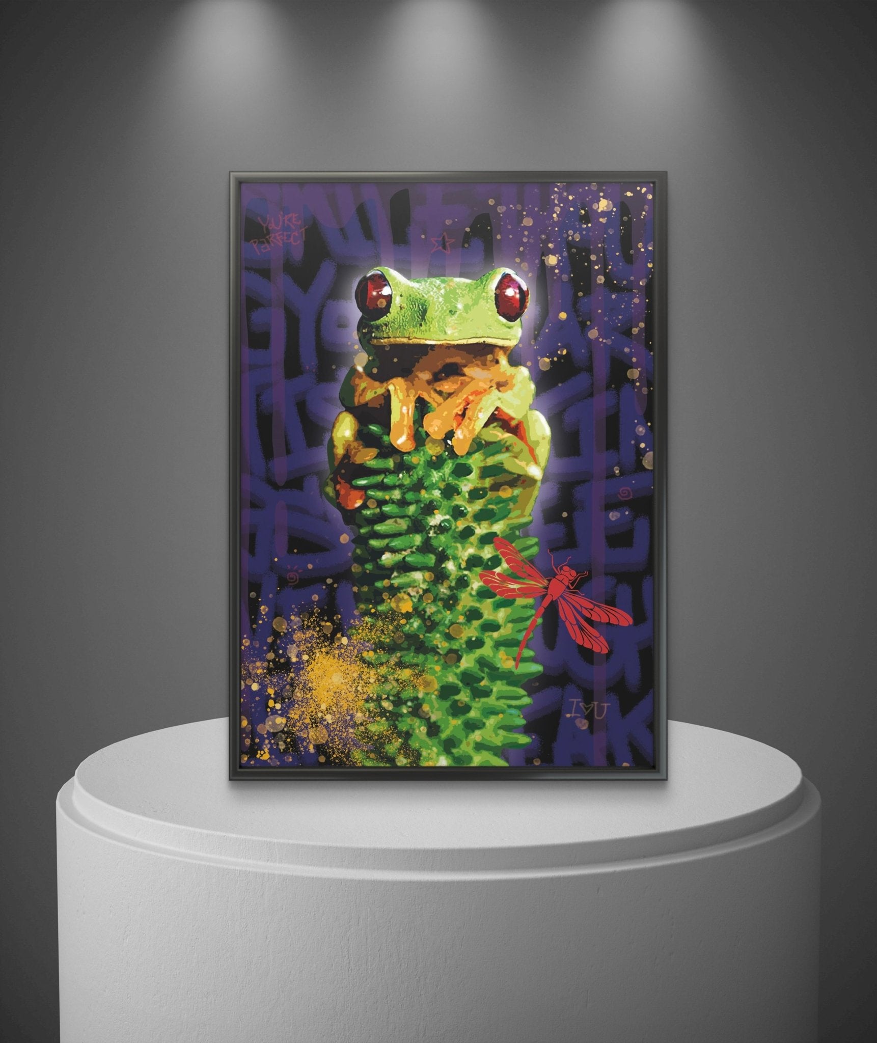 Bilde av Anette Borge You're not alone" laget av Anette Borge, popart kunst fra Galleri2b