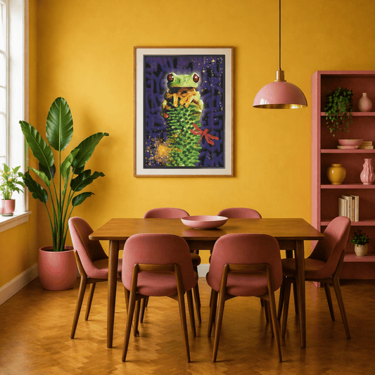 Bilde av Anette Borge "You're not alone" laget av Anette Borge, popart kunst fra Galleri2b