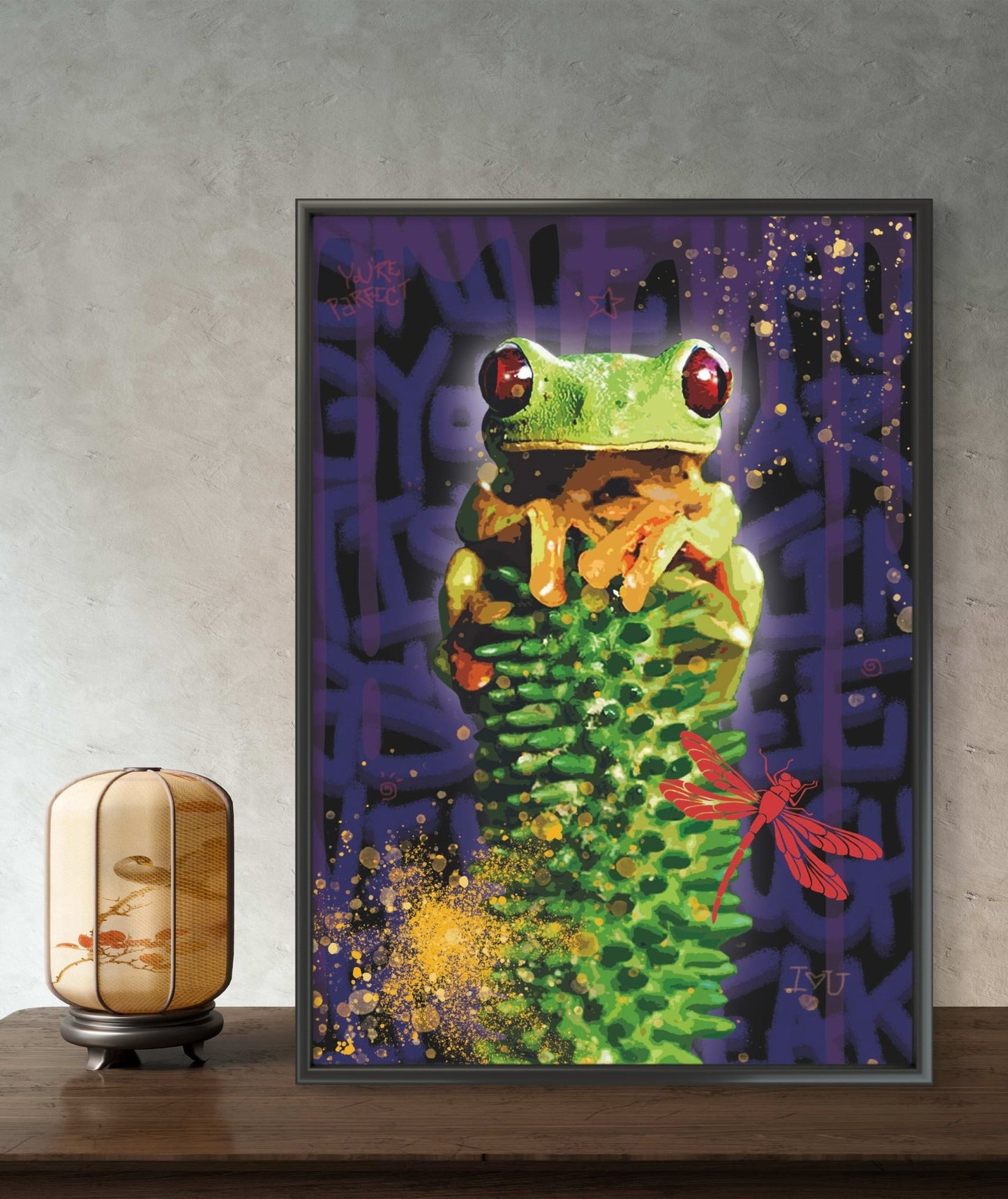 Bilde av Anette Borge You're not alone" laget av Anette Borge, popart kunst fra Galleri2b