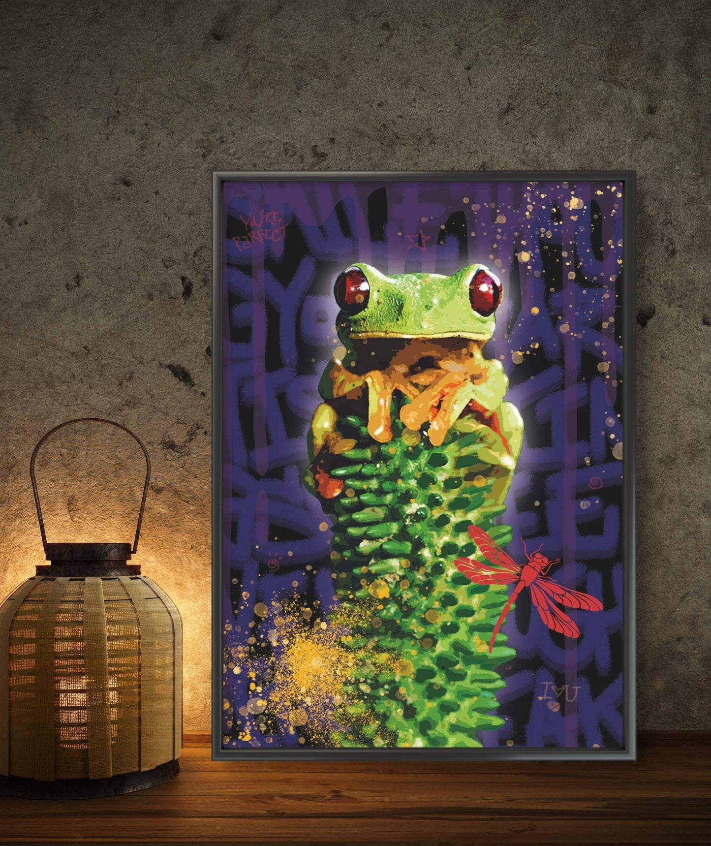 Bilde av Anette Borge You're not alone" laget av Anette Borge, popart kunst fra Galleri2b