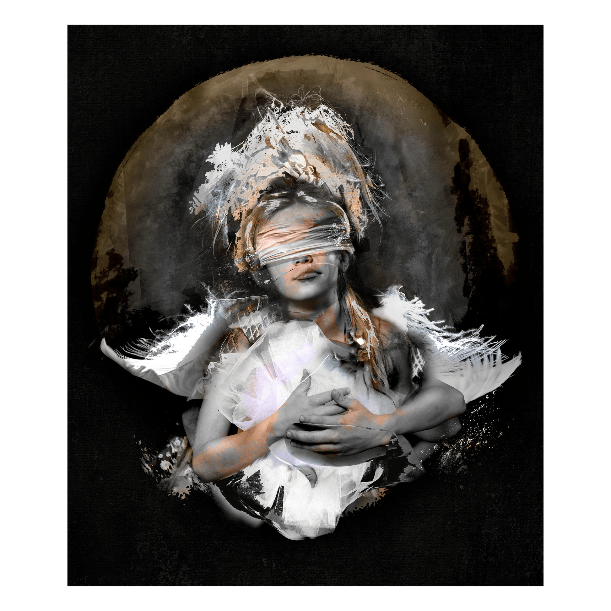 Bilde av "Angel of the Unremembered" – kunstverk av Eline Madsen laget av Eline Madsen, popart kunst fra Galleri2b