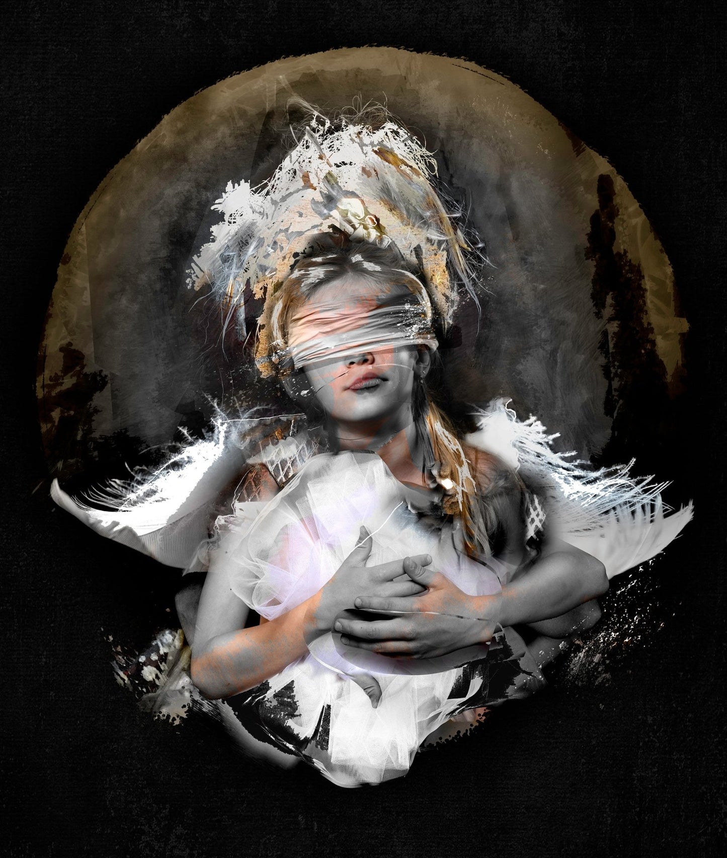 Bilde av "Angel of the Unremembered" – kunstverk av Eline Madsen laget av Eline Madsen, popart kunst fra Galleri2b