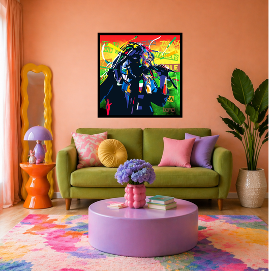 Bilde av Bob Marley - Pop Art - trykk av Torbjørn Endrerud (Tendart) laget av Torbjørn Endrerud, popart kunst fra Galleri2b