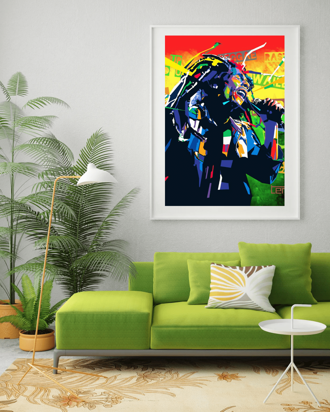 Bilde av Bob Marley - Pop Art - trykk av Torbjørn Endrerud (Tendart) laget av Torbjørn Endrerud, popart kunst fra Galleri2b