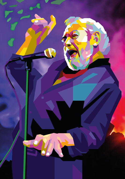 Torbjørn Endrerud (Tendart) "Joe Cocker", digitalt grafisk kunstverk