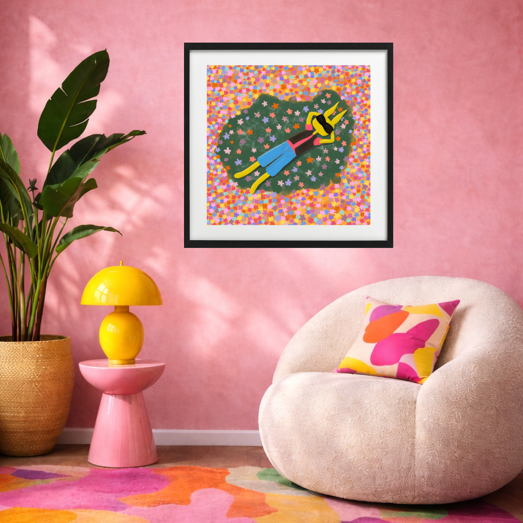 Bilde av CADA art - Blomstereng laget av CADA art, popart kunst fra Galleri2b