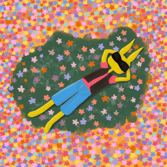 Bilde av CADA art - Blomstereng laget av CADA art, popart kunst fra Galleri2b