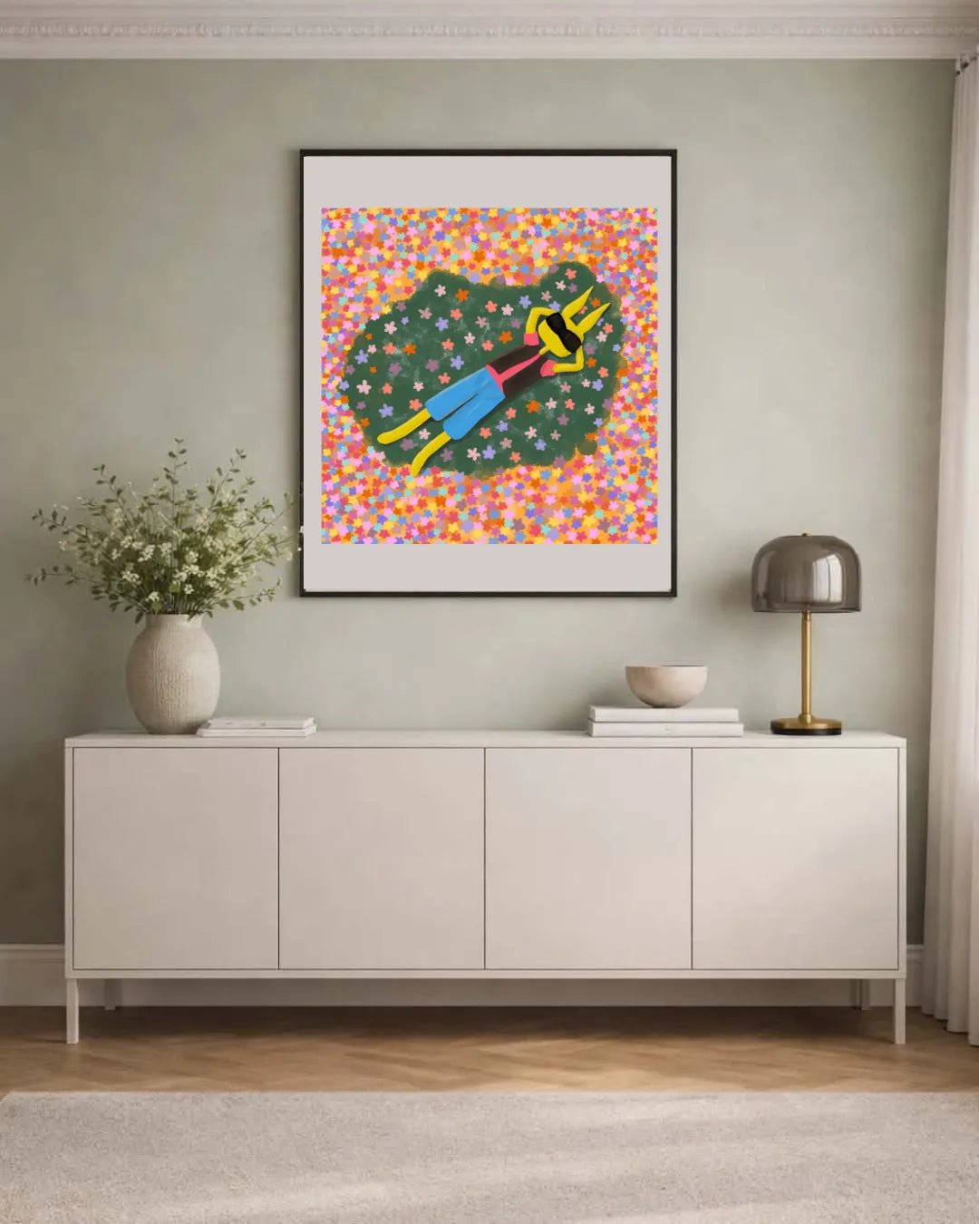 Bilde av CADA art - Blomstereng laget av CADA art, popart kunst fra Galleri2b