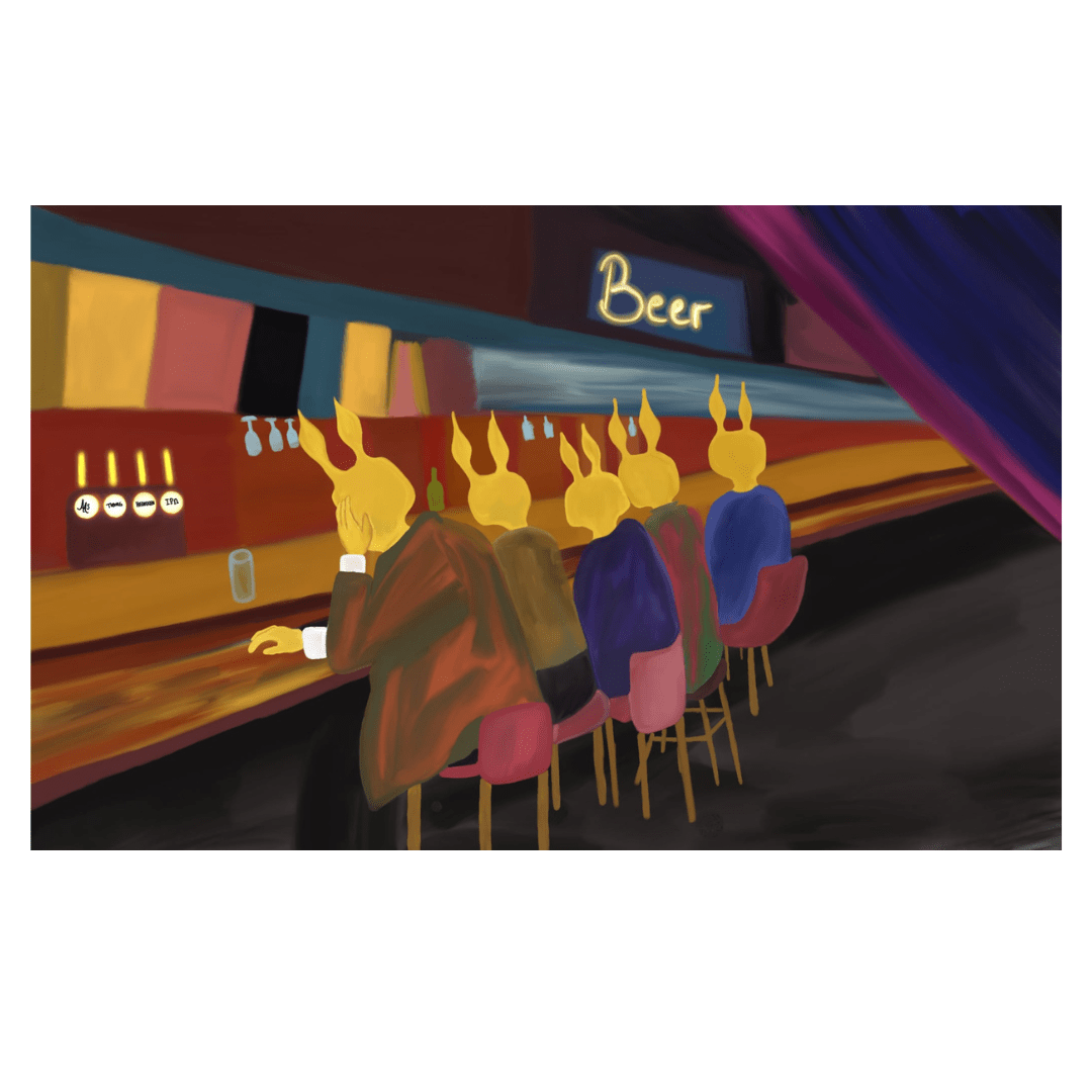 Bilde av CADA art - Den brune puben laget av CADA art, popart kunst fra Galleri2b
