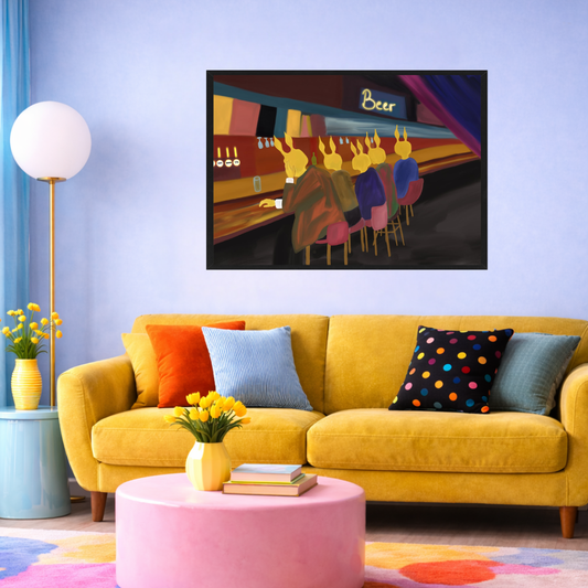 Bilde av CADA art - Den brune puben laget av CADA art, popart kunst fra Galleri2b