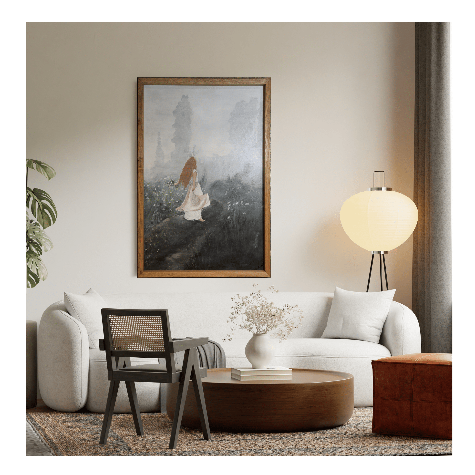 Bilde av "Dans i morgendis" – kunstverk av Tove Gulbrandsen laget av Tove Gulbrandsen, popart kunst fra Galleri2b