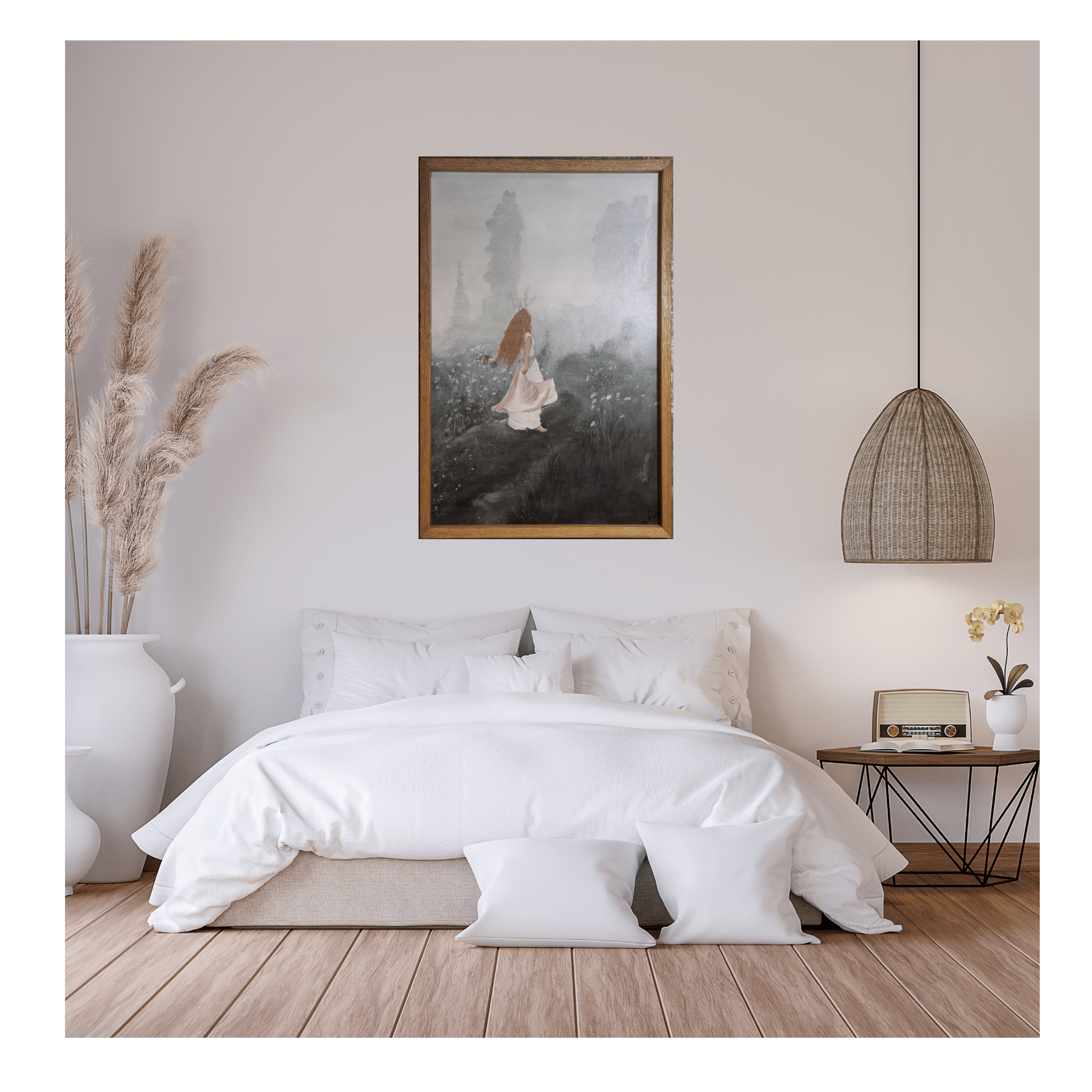 Bilde av "Dans i morgendis" – kunstverk av Tove Gulbrandsen laget av Tove Gulbrandsen, popart kunst fra Galleri2b